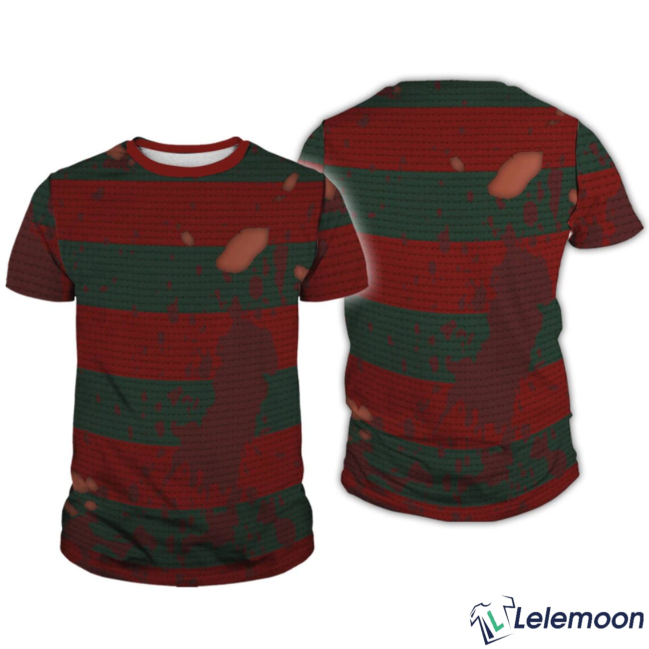 Freddy Krueger Costume Full Over Print 3D Hoodie Sweatshirt Lelemoon