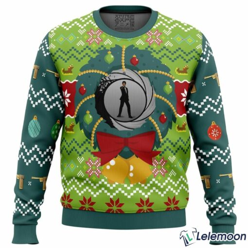 Golden Eye v2 Christmas Sweater $41.95