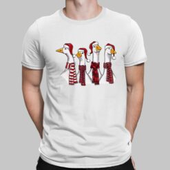 Goose Christmas Geese Crew Neck Sweatshirt $30.95