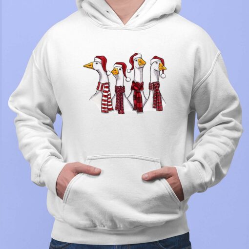 Goose Christmas Geese Crew Neck Sweatshirt $30.95