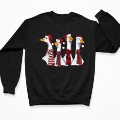 Goose Christmas Geese Crew Neck Sweatshirt $30.95