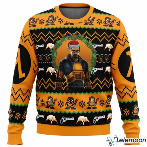 Half-Life Gordon Freeman Ugly Christmas Sweater $41.95