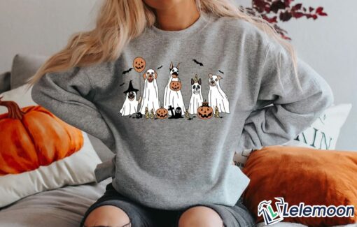 Halloween Ghost Dog Sweatshirt $30.95
