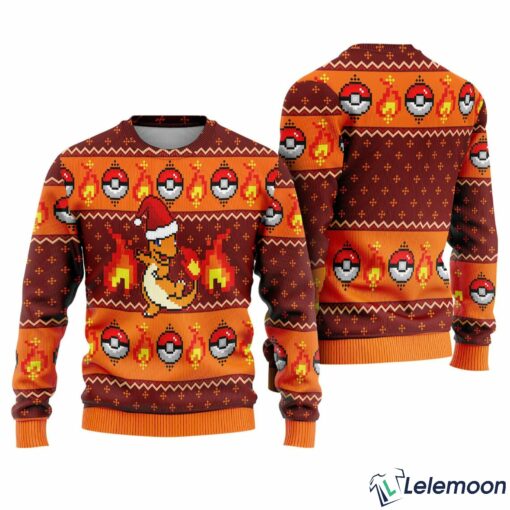 Hitokage Charmander Ugly Christmas Sweater $41.95