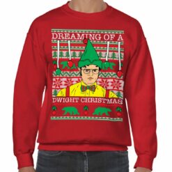 I'm Dreaming Of A Dwight Christmas Sweater Dwight Schrute $30.95