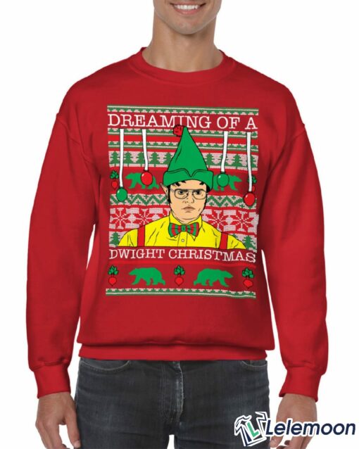 I'm Dreaming Of A Dwight Christmas Sweater Dwight Schrute $30.95