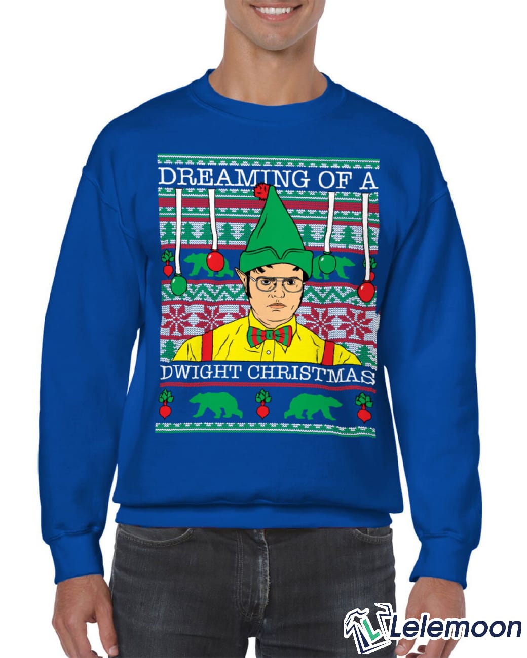 I m Dreaming Of A Dwight Christmas Sweater Dwight Schrute Lelemoon