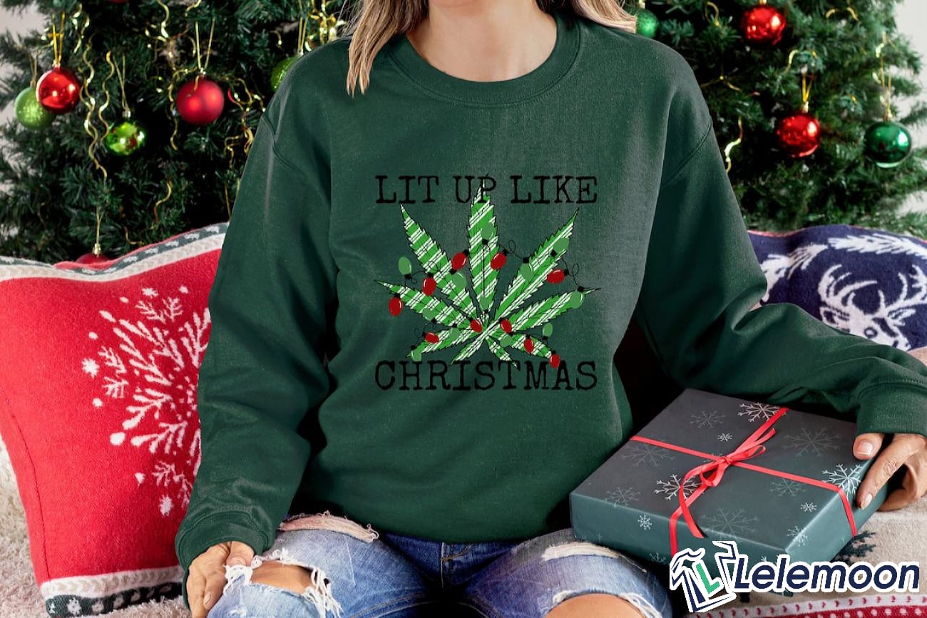 Marijuana christmas deals sweater