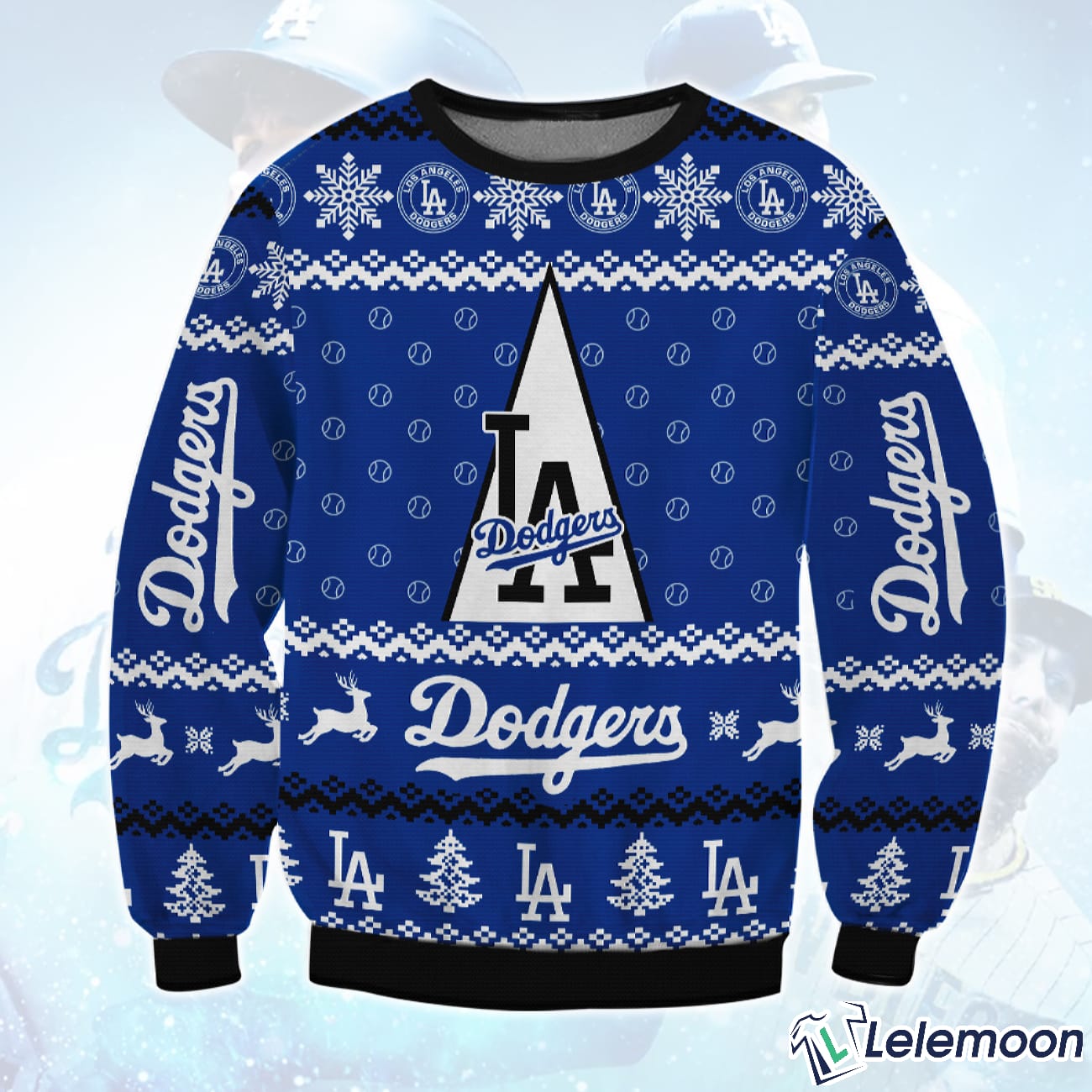 Los Angeles Dodgers Ugly Sweater - Lelemoon