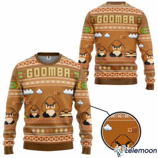 Maro Goomba Ugly Christmas Sweatshirt $41.95