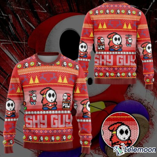 Maro Shy Guy Ugly Christmas Sweater $41.95