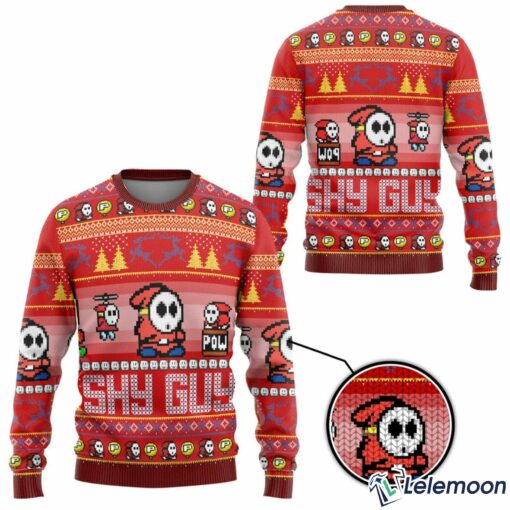 Maro Shy Guy Ugly Christmas Sweater $41.95