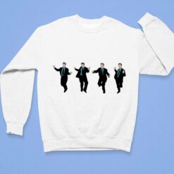 Matthew Perry Dancing Casual Print Short Sleeve Shirt $19.95