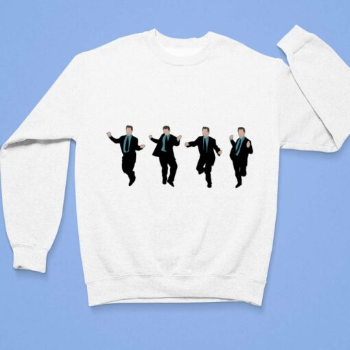 Matthew Perry Dancing Casual Print Short Sleeve Shirt $19.95