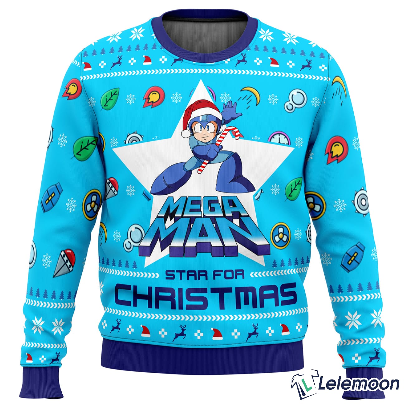 Mega Man Mega Christmas Ugly Sweater Mega Man Mega Christmas Ugly Sweater $41.95