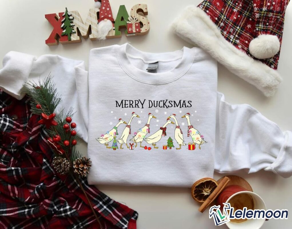 Merry Duckmas Christmas Gifts Shirt & Sweatshirt, Funny Christmas Duck Shirt Merry Duckmas Christmas Gifts Shirt & Sweatshirt, Funny Christmas Duck Shirt $30.95