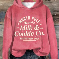 North Pole Milk and Cookie Co Baking Fresh Daily Shirt & Hoodie $39.95
