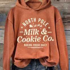 North Pole Milk and Cookie Co Baking Fresh Daily Shirt & Hoodie $39.95
