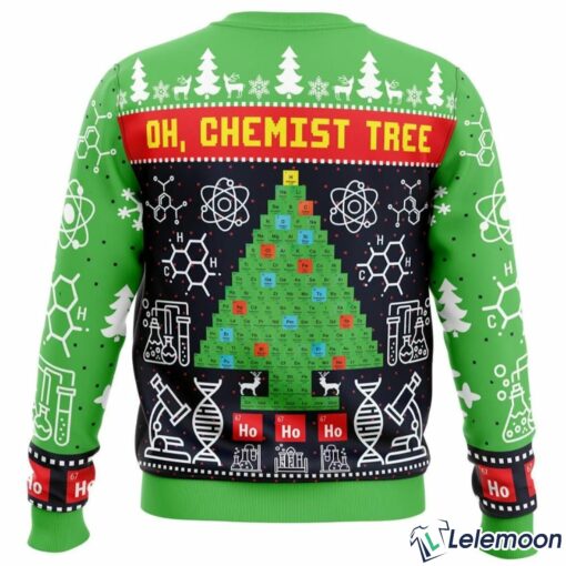 Oh Chemist Tree Science Christmas Sweater $41.95