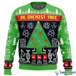 Oh Chemist Tree Science Christmas Sweater $41.95