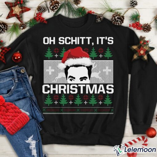Oh Schitt It's Christmas David Rose Christmas Sweatshirt $30.95