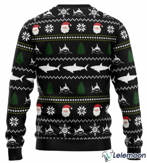Santa Jaws Is Coming Ugly Christmas Sweater $41.95