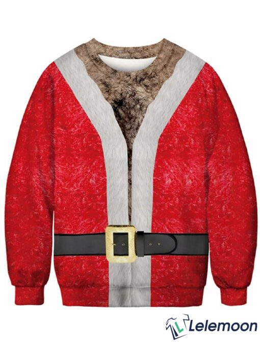 Santa Suit Sexy Santa Claus Men and Women Christmas Sweater $41.95