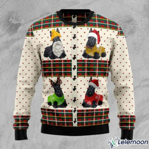 Scottish Terriers Christmas Sweater $41.95