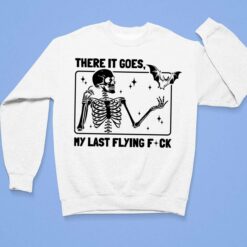 Skeleton There It Goes My Last Flying F*ck Casual Shirt $19.95