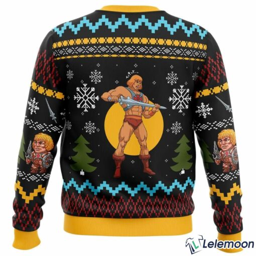 The Good Power of Christmas He-Man Christmas Sweater $41.95