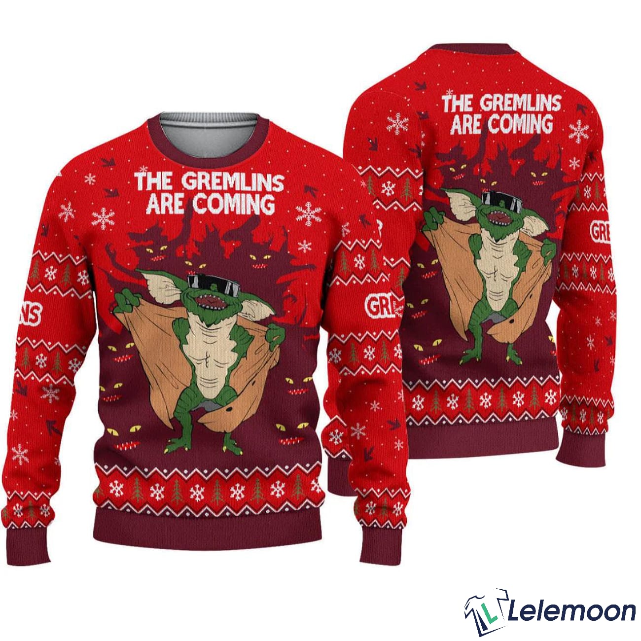The Gremlins Are Coming Christmas Sweater Lelemoon