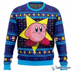 The Pink Hero Kirby's Dream Land Ugly Christmas Sweater $41.95