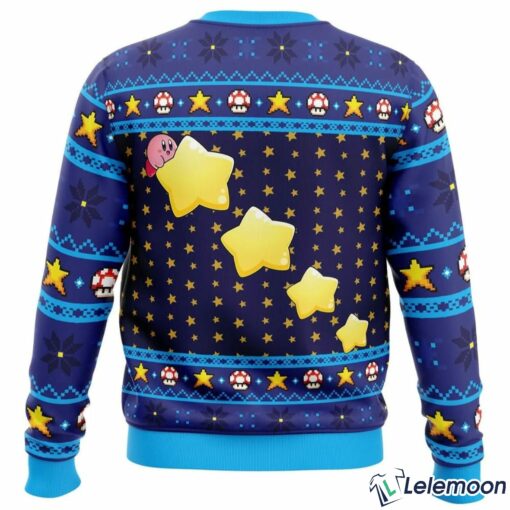 The Pink Hero Kirby's Dream Land Ugly Christmas Sweater $41.95