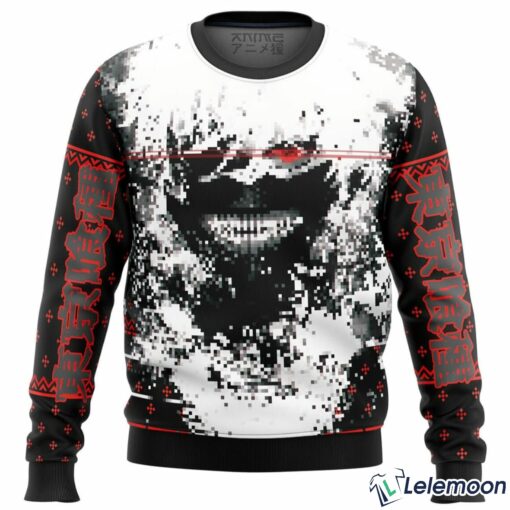 Tokyo Ghoul Kaneki Splatter Ugly Christmas Sweater $41.95