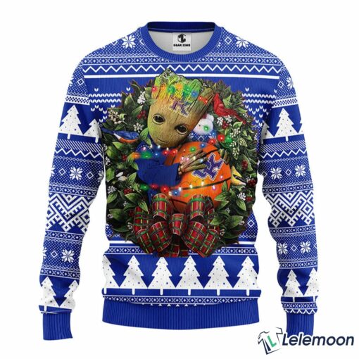 Wildcats Groot Hug Christmas Ugly Sweater $41.95