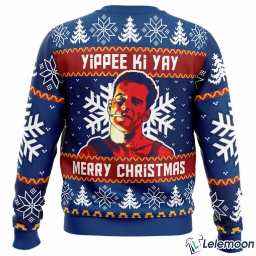 Yippee Ki Yay Die Hard Ugly Christmas Sweater $41.95