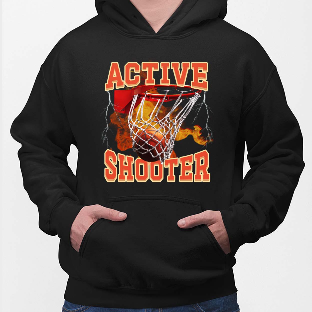 Active Shooter Basketball Shirt Lelemoon