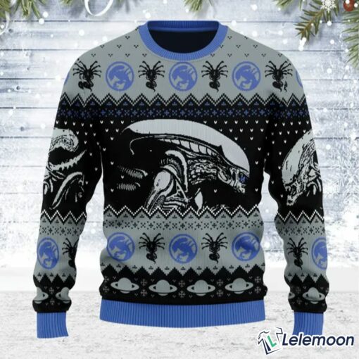 Alien Movie Xenomorph Ugly Christmas Sweater $41.95