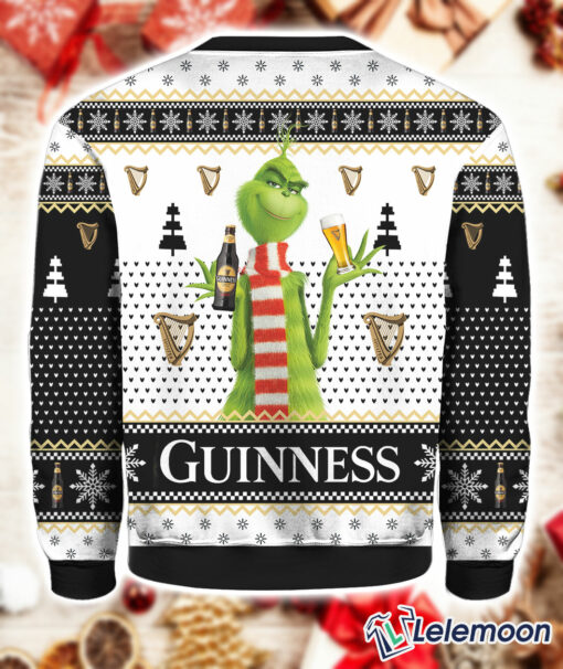Guinness Grnch Ugly Christmas Sweater $41.95
