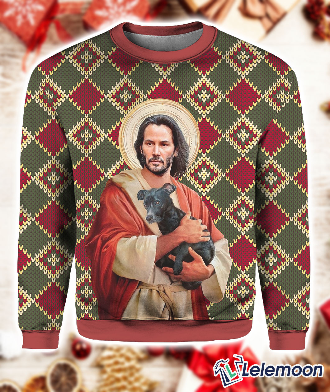 John Wick Ugly Christmas Sweater Lelemoon