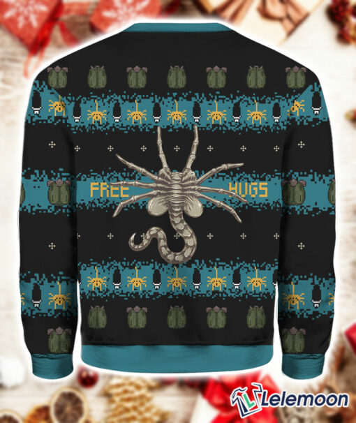 Alien Facehugger Christmas Sweater $41.95