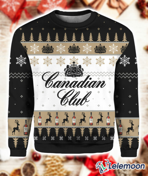 Canadian Club Whisky Christmas Sweater $41.95