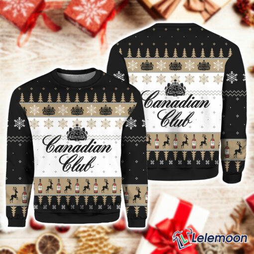 Canadian Club Whisky Christmas Sweater $41.95