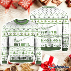 Marijuana christmas sweater sale