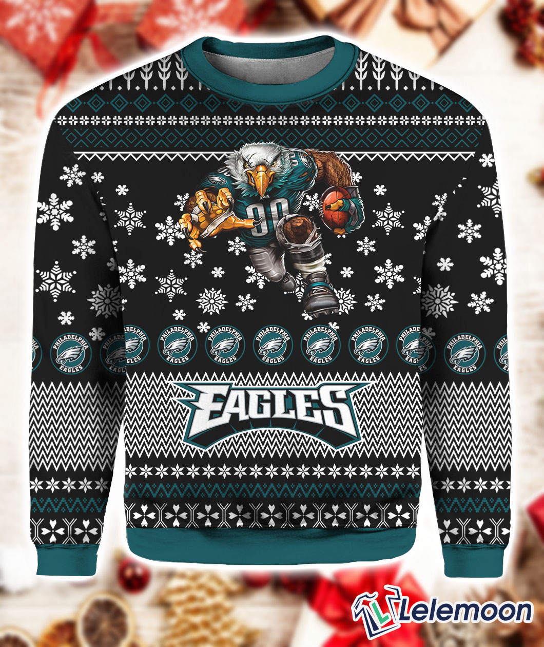 Ugly philadelphia eagles discount sweater