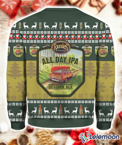 Founders All Day Ipa Ugly Christmas Sweater $41.95