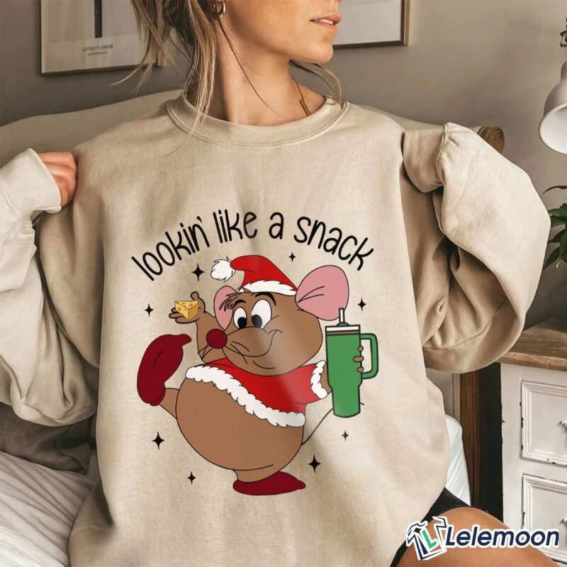 Gus Gus Lookin Like a Snack Christmas Shirt Sweatshirt $30.95