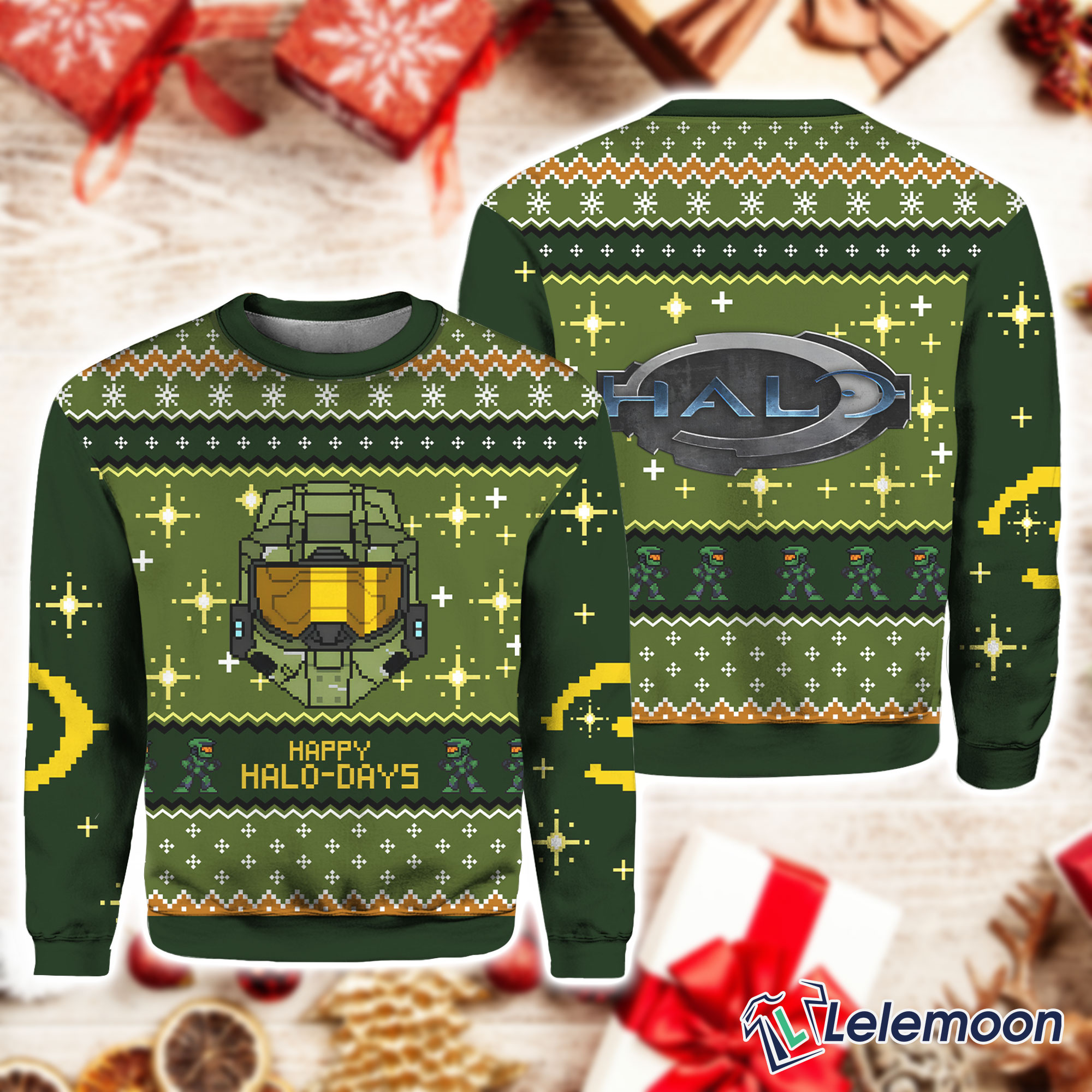 Halo ugly on sale christmas sweater
