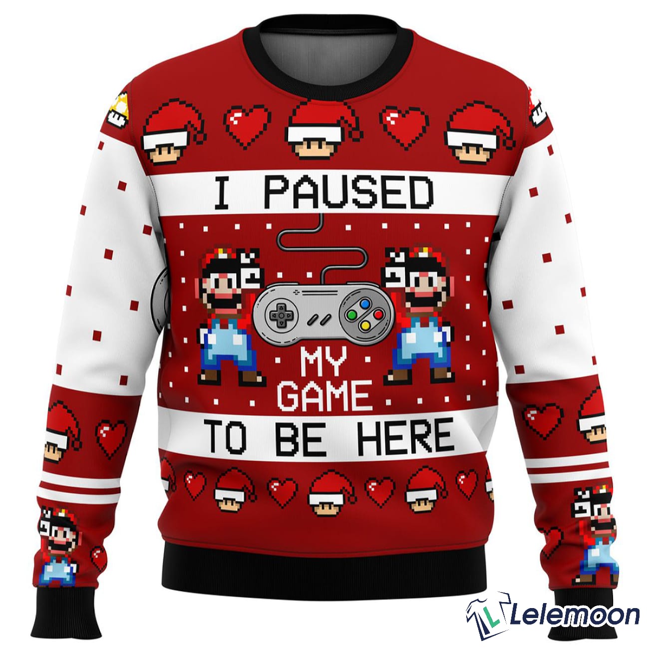I Paused My Game To Be Here Christmas Sweater I Paused My Game To Be Here Christmas Sweater $41.95