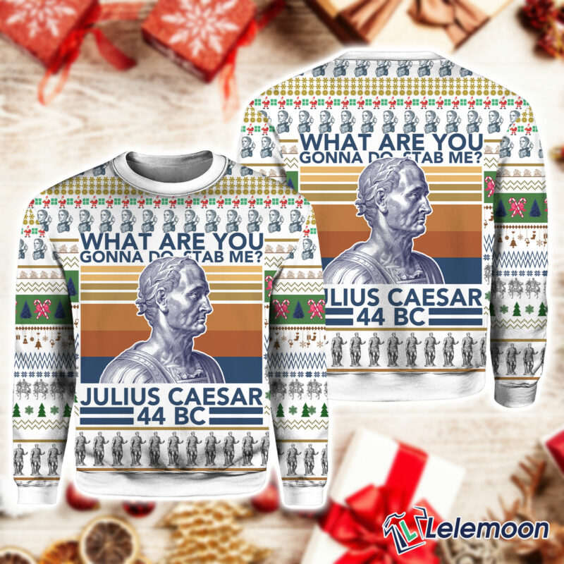 Julius Caesar Ugly Christmas Sweater Julius Caesar Ugly Christmas Sweater $41.95